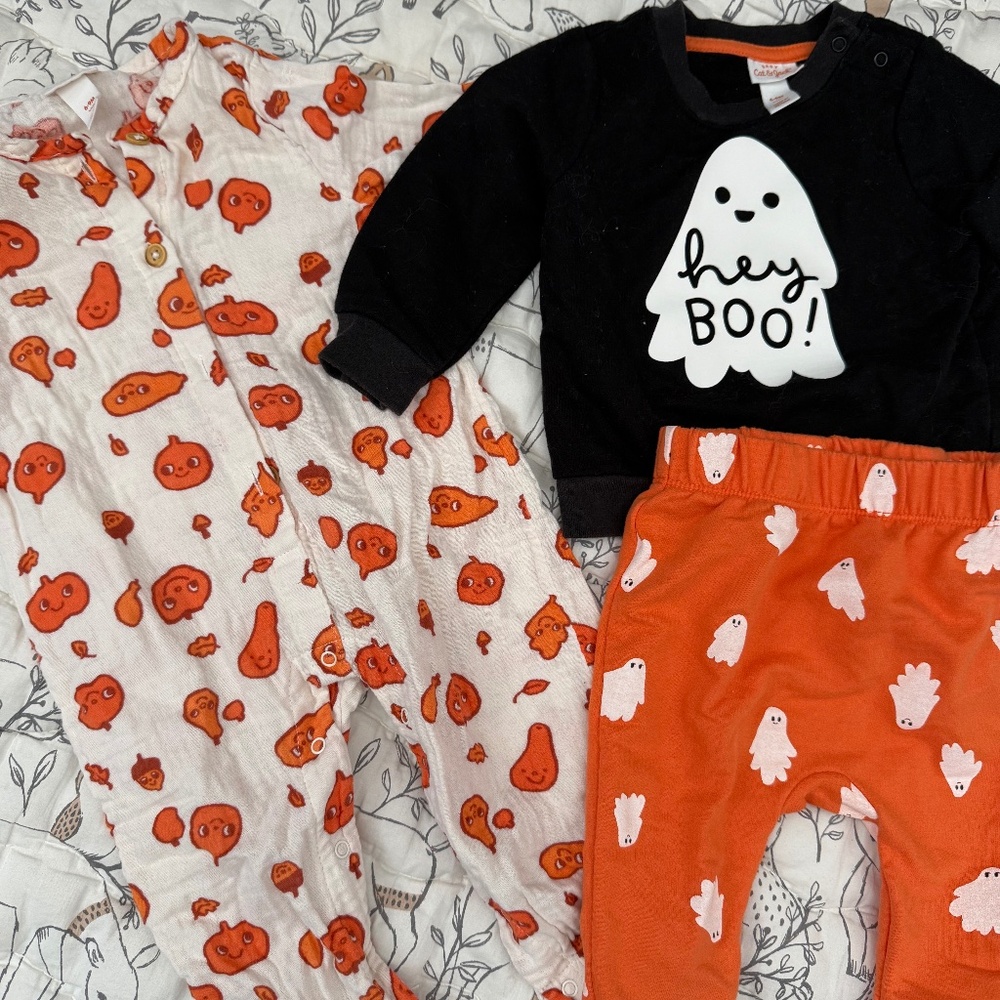 Cat and Jack 6-9 months Halloween Bundle